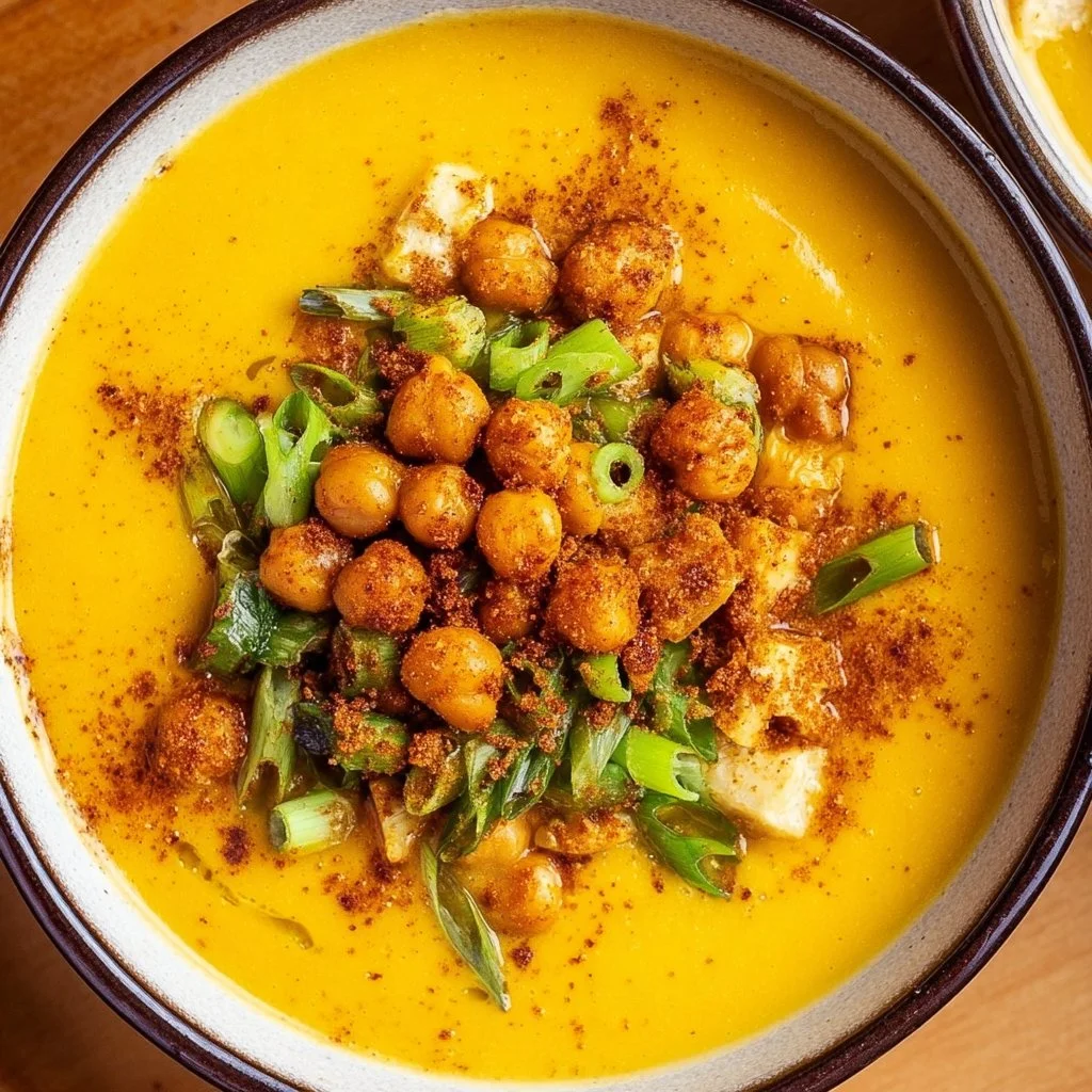 Anti-Inflammatory Golden Soup with Turmeric 7 Bowl of anti-inflammatory golden soup with turmeric and spices