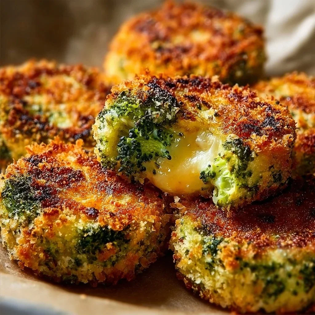 Delicious Low-Carb Crispy Broccoli Cheese Rounds
