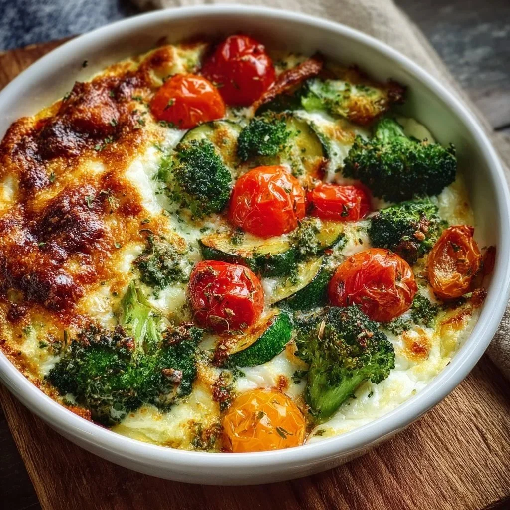 High-Protein Veggie Bake with Cottage Cheese 3 High-Protein Veggie Bake with Cottage Cheese