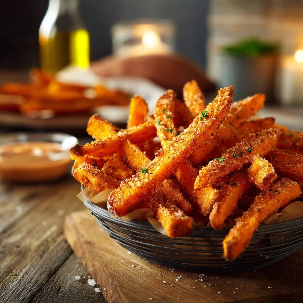 Crispy Sweet Potato Fries 3 Crispy Sweet Potato Fries