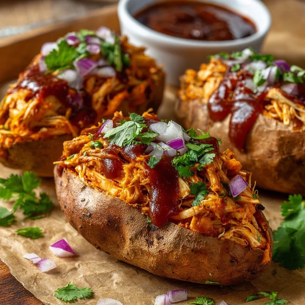 Best 20 Easy Dinner Recipes for Quick and Delicious Meals 8 Delicious BBQ Chicken Stuffed Sweet Potatoes