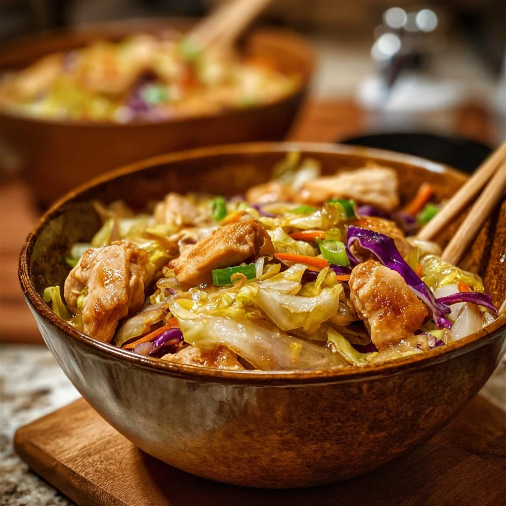 Delightful Egg Roll Bowls: A Chicken and Cabbage Feast 3 Delightful Egg Roll Bowls: A Chicken and Cabbage Feast