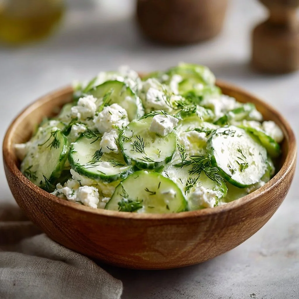 Irresistible Cottage Cheese and Cucumber Salad
