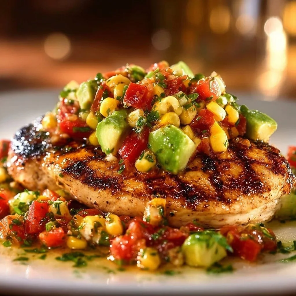 Delicious Lime Chicken Delight garnished with fresh herbs and lime slices