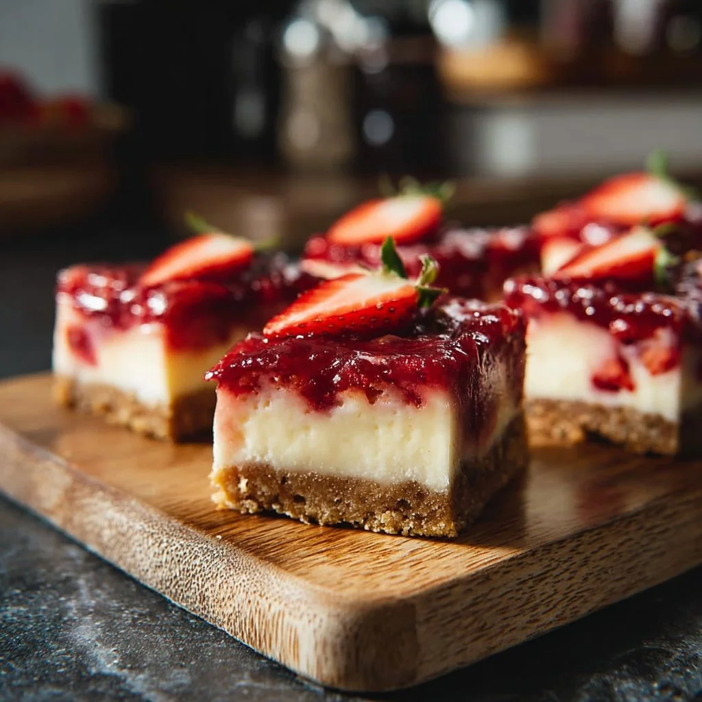 Strawberry Cheesecake Bars